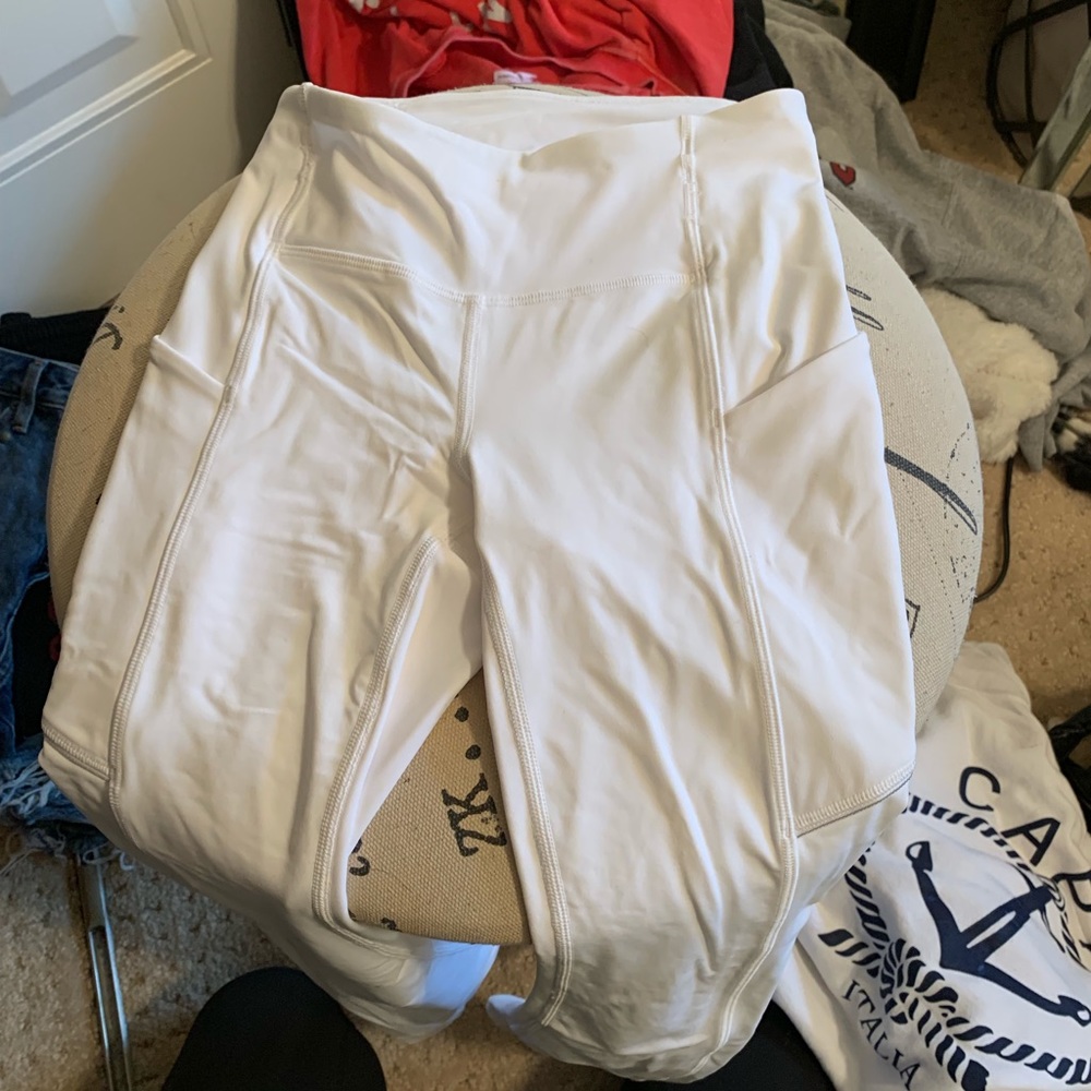 Lululemon leggings white worn once